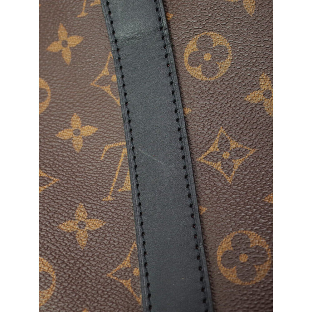 Louis Vuitton Monogram Macassar Keepall Bandouliere Travel Boston Bag - Picture 6 of 9